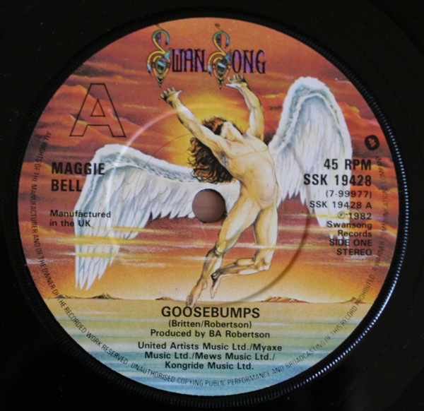 Maggie Bell - Goosebumps - Used Vinyl Record 7" image 3