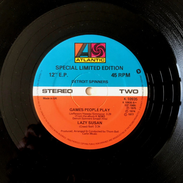 Spinners - Could It Be I'm Falling In Love - Used Vinyl Record 12" image 4