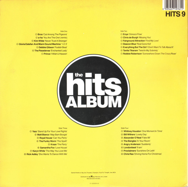 Various - Hits Album - Used Vinyl Record image 3