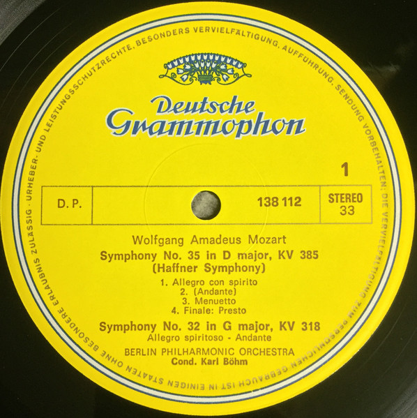 Wolfgang Amadeus Moz - Symphonien Nr. 35 »Haffner« · Nr. 32 G-Dur image 3
