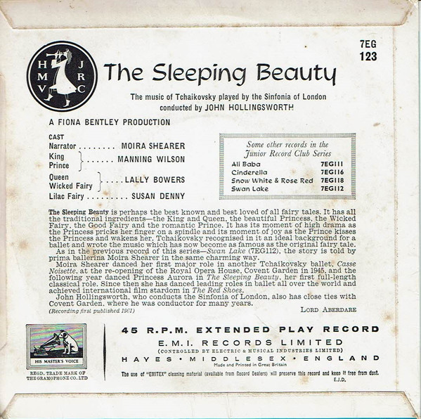 Pyotr Ilyich Tchaiko - Sleeping Beauty - Used Vinyl Record 7" image 2