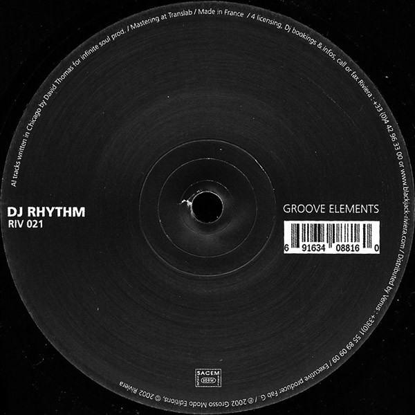 DJ Rhythm - Groove Elements - Used Vinyl Record 12" image 2
