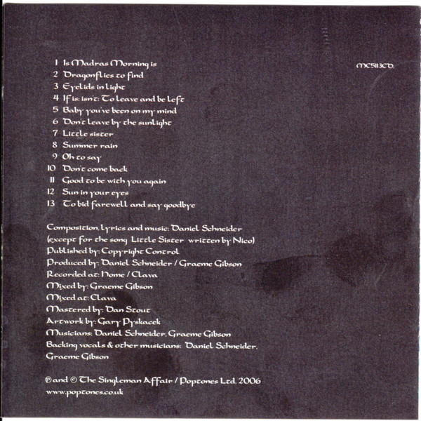 Singleman Affair - Let's Kill The Summer - Used CD image 4