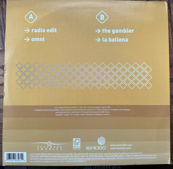 Fussible - Odyssea - Used Vinyl Record 12" image 2