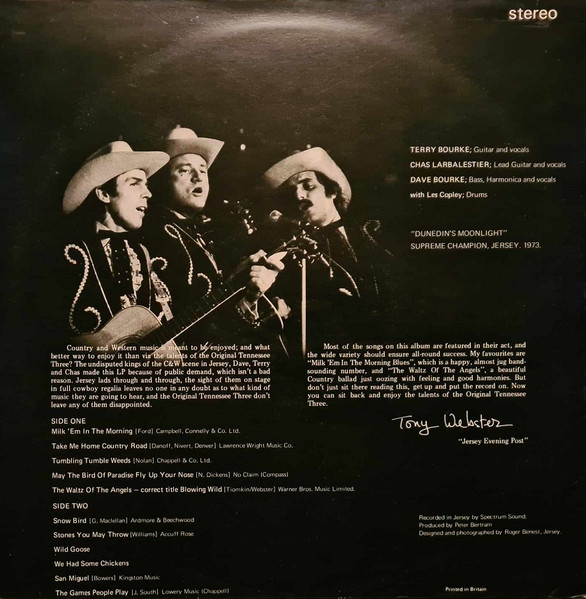 Original Tennessee T - In Jersey - Used Vinyl Record image 2