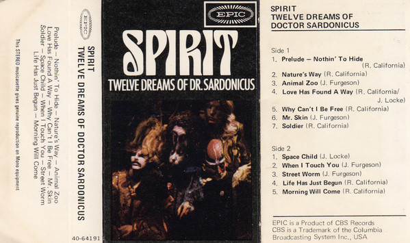 Spirit - Twelve Dreams Of Dr. Sardonicus - Used Cassette image 2