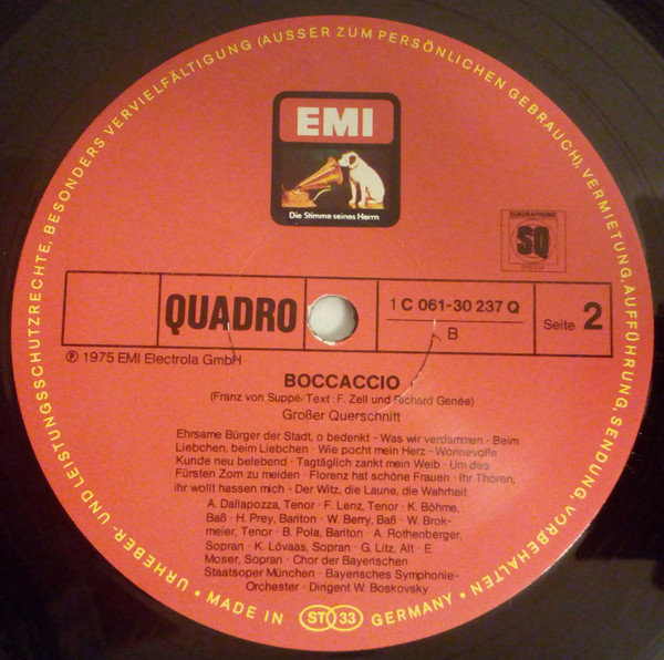 Franz von Suppe - Boccaccio (Großer Querschnitt) - Used Vinyl Recor image 4
