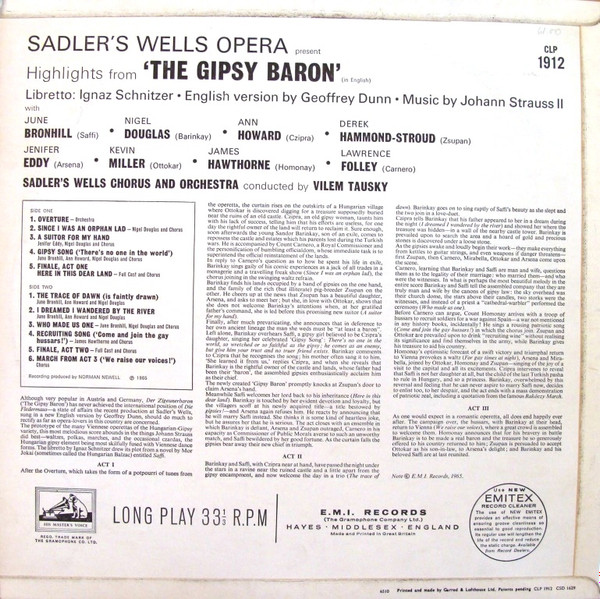 Johann Strauss Jr. - Sadler's Wells Opera Present Highlights from 'T image 2
