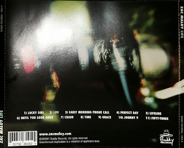 Zac Maloy - Life - Used CD image 8