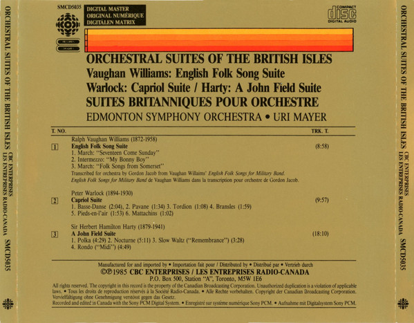 Ralph Vaughan Willia - Orchestral Suites Of The British Isles = Suite image 2