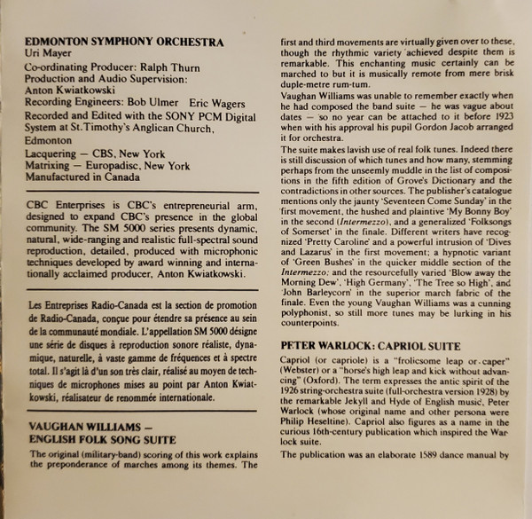 Ralph Vaughan Willia - Orchestral Suites Of The British Isles = Suite image 6
