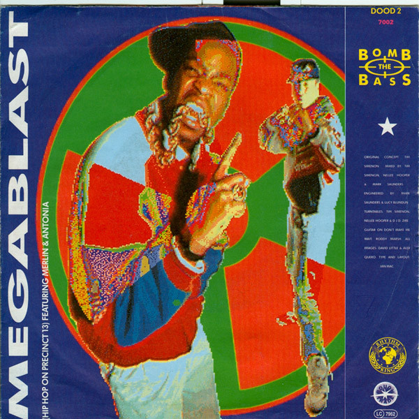Bomb The Bass - Don't Make Me Wait / Megablast - Used Vinyl Record 7" image 2