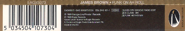 James Brown - Funk On Ah Roll - Used CD image 3