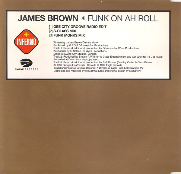 James Brown - Funk On Ah Roll - Used CD image 4