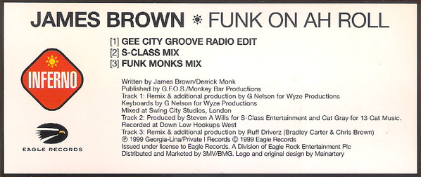James Brown - Funk On Ah Roll - Used CD image 5