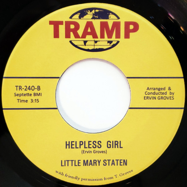 Little Mary Staten - Steppin' Stone - Vinyl Record 7" image 2