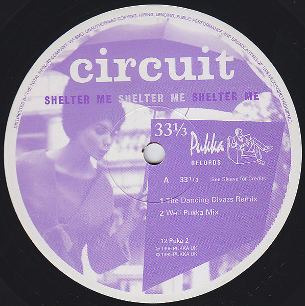 Circuit - Shelter Me - Used Vinyl Record 12" image 2
