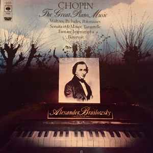 Alexander Brailowsky - Chopin: The Great Piano Music - Used Vinyl Rec image 1