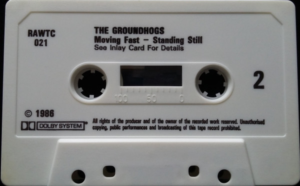 Groundhogs - Moving Fast - Standing Still - Used Cassette image 6