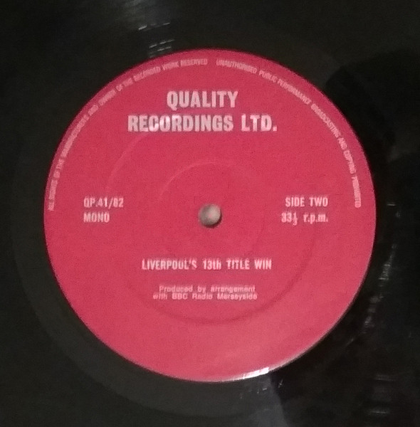 Liverpool F.C. - 13th title win - Used Vinyl Record image 4