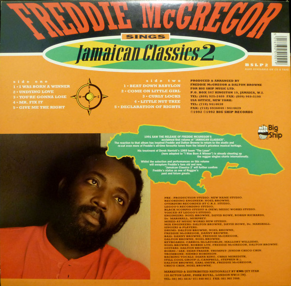 Freddie McGregor - Sings Jamaican Classics 2 - Used Vinyl Record image 2