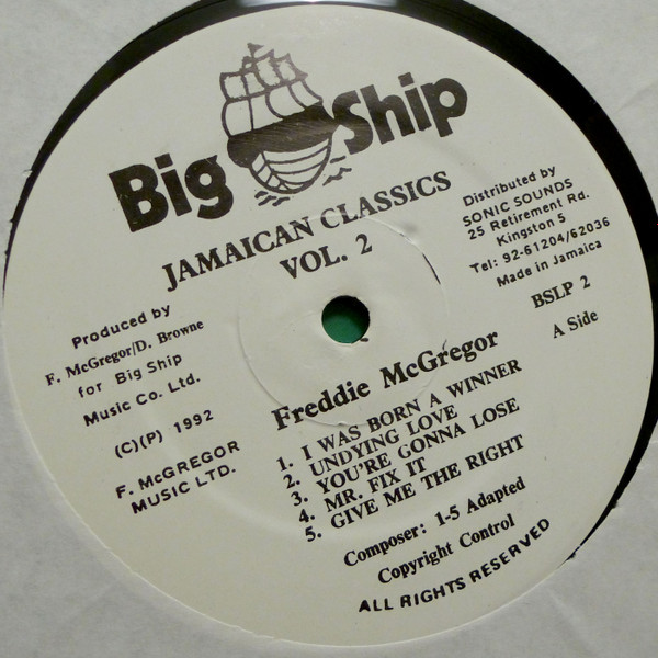 Freddie McGregor - Sings Jamaican Classics 2 - Used Vinyl Record image 3
