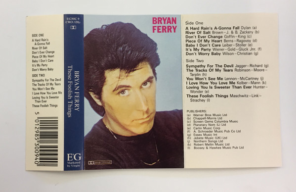 Bryan Ferry - se Foolish Things - Used Cassette image 2