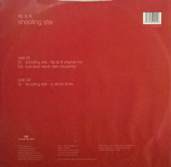 Flip & Fill - Shooting Star - Used Vinyl Record 12" image 2