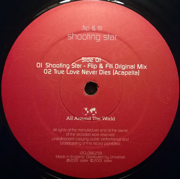 Flip & Fill - Shooting Star - Used Vinyl Record 12" image 3