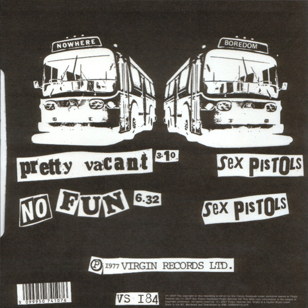 Sex Pistols - Pretty Vacant - Used Vinyl Record 7" image 2