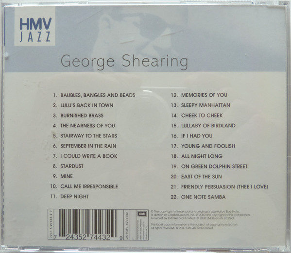George Shearing - Collection - Used CD image 2