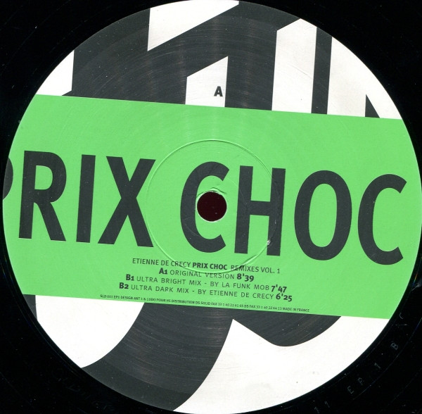 Etienne De Crecy - Prix Choc (Remixes Vol. 1) - Used Vinyl Record 12" image 3