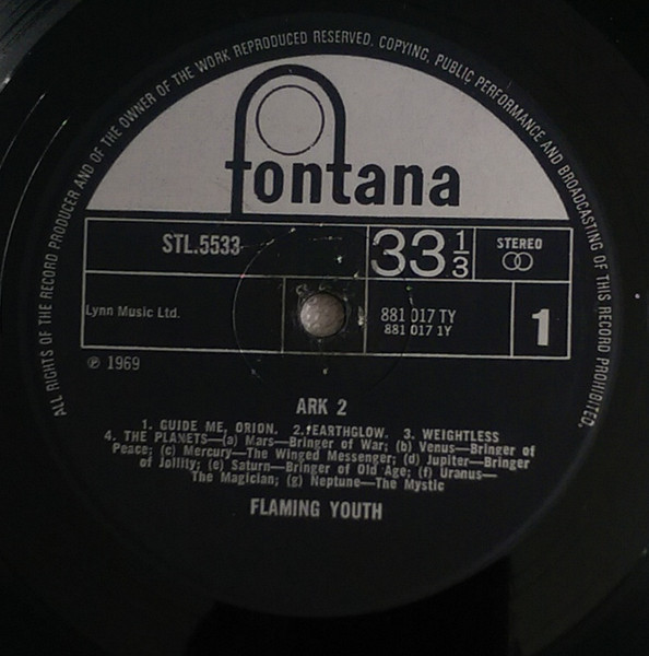 Flaming Youth - Ark 2 - Used Vinyl Record image 8