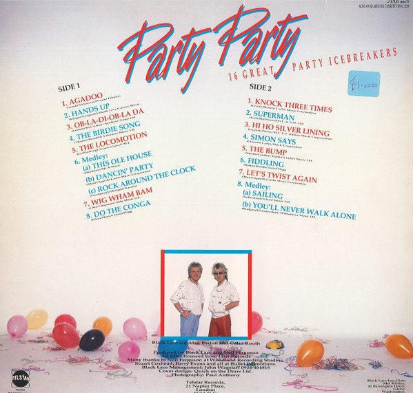 Black Lace - Party Party - Used Vinyl Record image 2