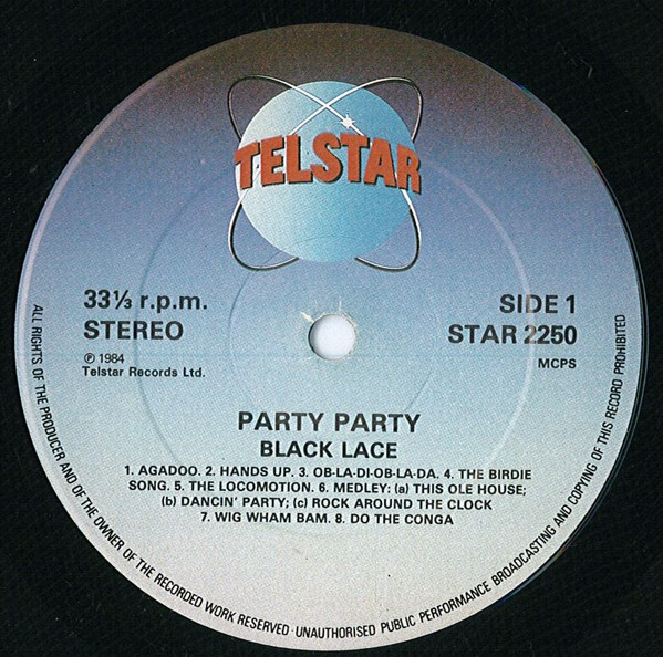 Black Lace - Party Party - Used Vinyl Record image 3