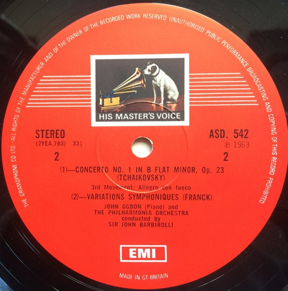 Pyotr Ilyich Tchaiko - Piano Concerto No. 1 / Symphonic Variations - image 4