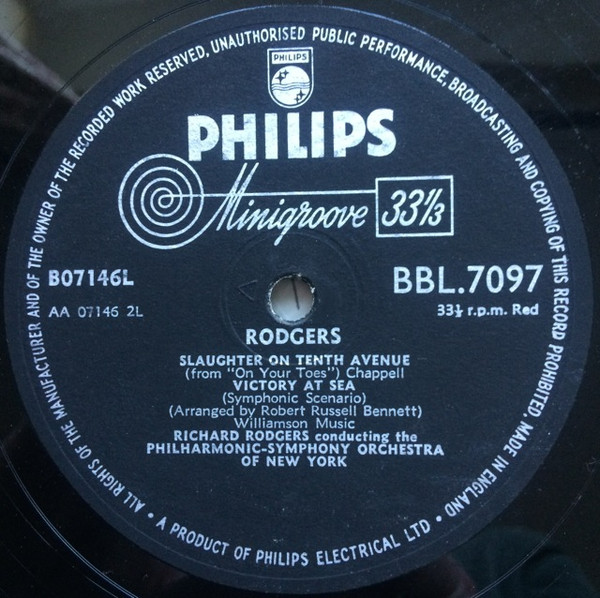 Richard Rodgers - Conducting The Philharmonic-Symphony Orchestra Of image 4