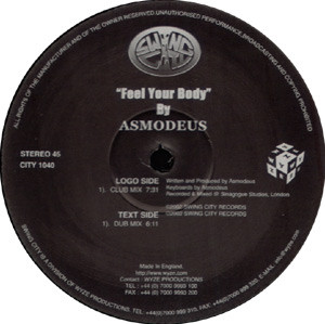 Asmodeus - Feel Your Body - Used Vinyl Record 12" image 2