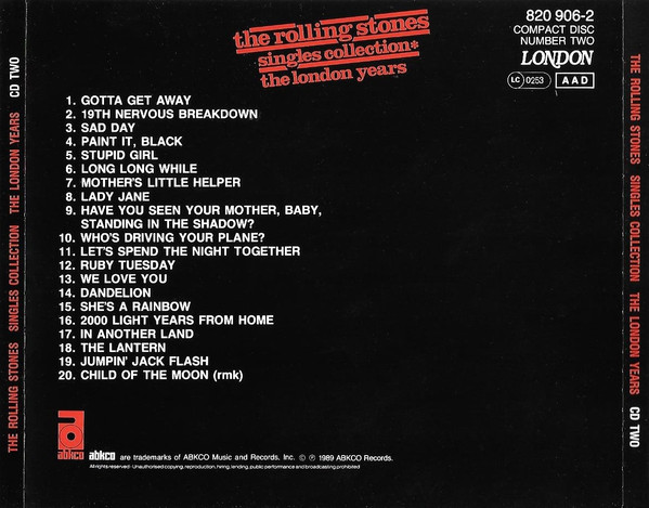 Rolling Stones - Singles Collection - The London Years - Used CD image 10