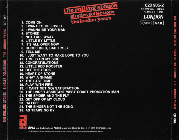 Rolling Stones - Singles Collection - The London Years - Used CD image 4