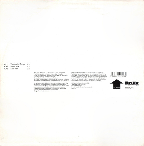 Mario Più - Communication (Somebody Answer The Phone) - Used Vinyl R image 2