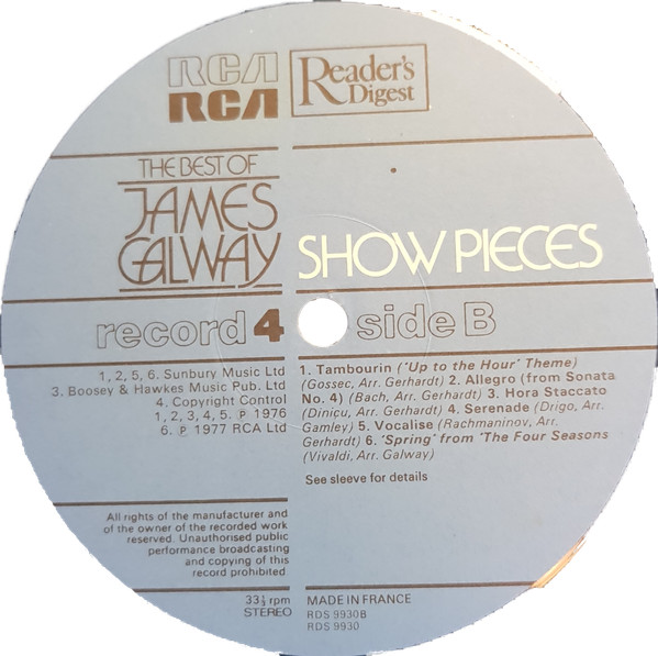 James Galway - Best Of - Used Vinyl Record image 18
