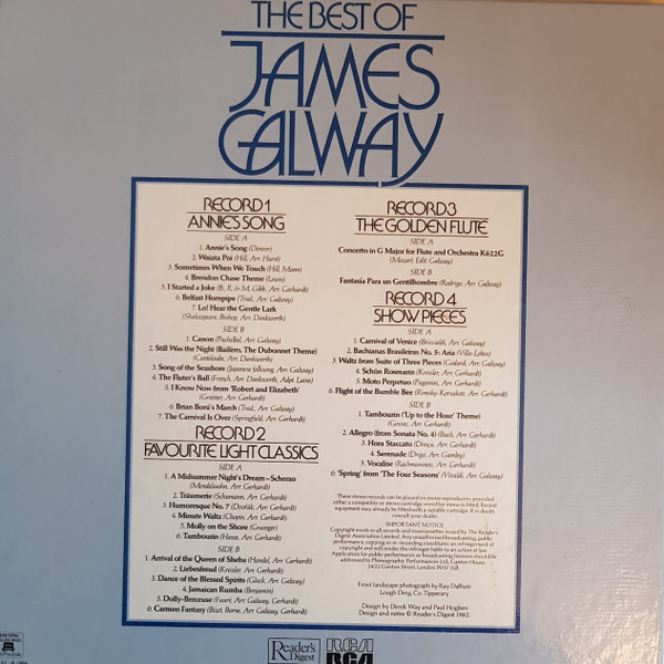 James Galway - Best Of - Used Vinyl Record image 2