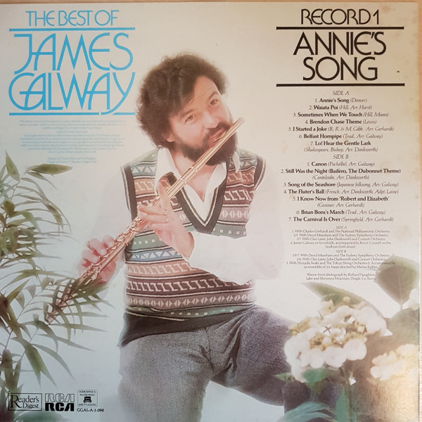 James Galway - Best Of - Used Vinyl Record image 4