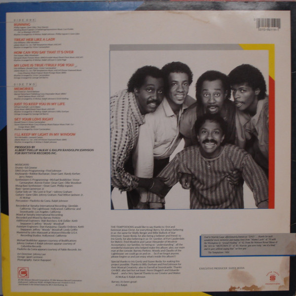 Temptations - Truly For You - Used Vinyl Record image 2