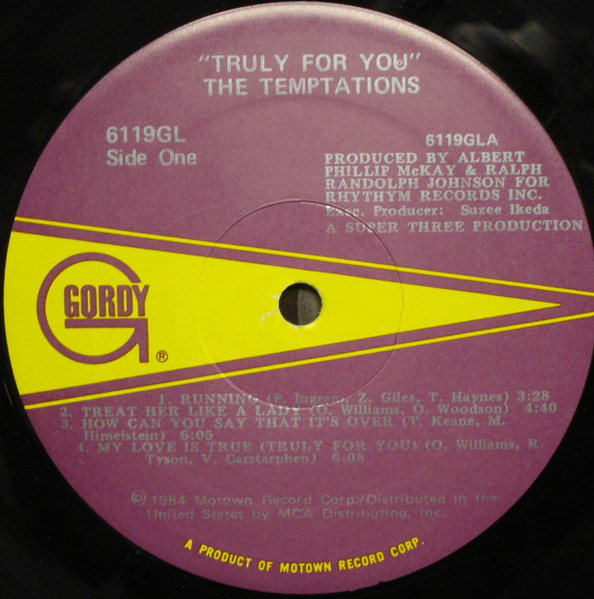 Temptations - Truly For You - Used Vinyl Record image 3