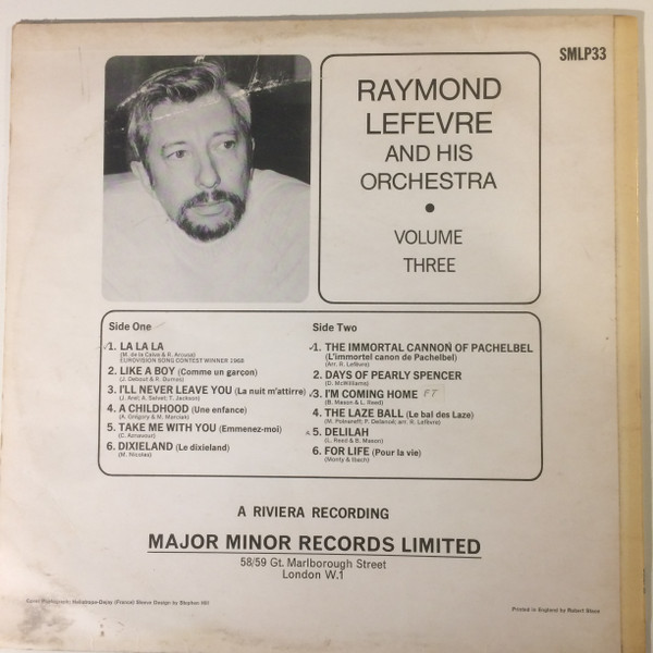 Raymond Lefevre Et S - Raymond Lefevre & His Orchestra Volume 3 - Used V image 2