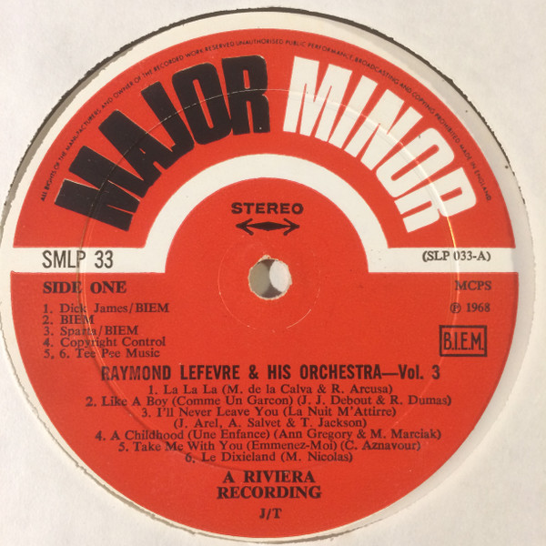 Raymond Lefevre Et S - Raymond Lefevre & His Orchestra Volume 3 - Used V image 3