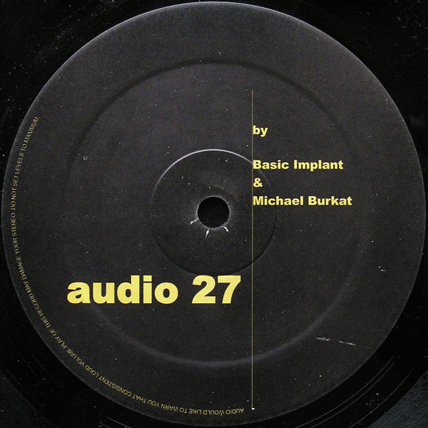 Basic Implant - Audio 27 - Vinyl Record 12" image 2