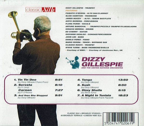 Dizzy Gillespie - Live At The Royal Festival Hall, London - Used CD image 2